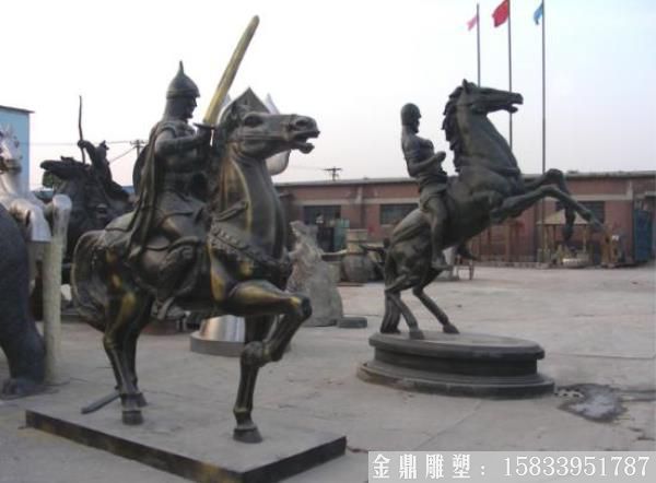各种姿态铜马雕塑,奔跑马雕塑,铸铜马,纯黄铜马 (1)